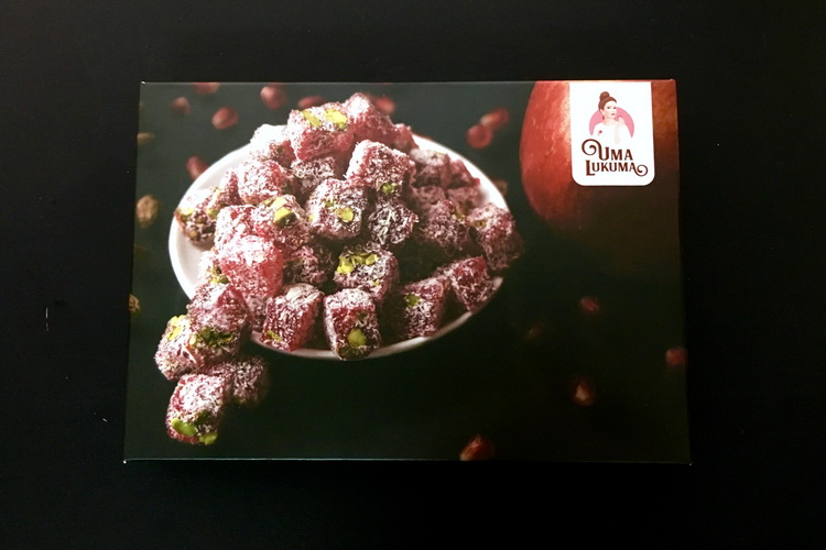 Лукум Традиция с ароматом граната и фисташкой 180гр
