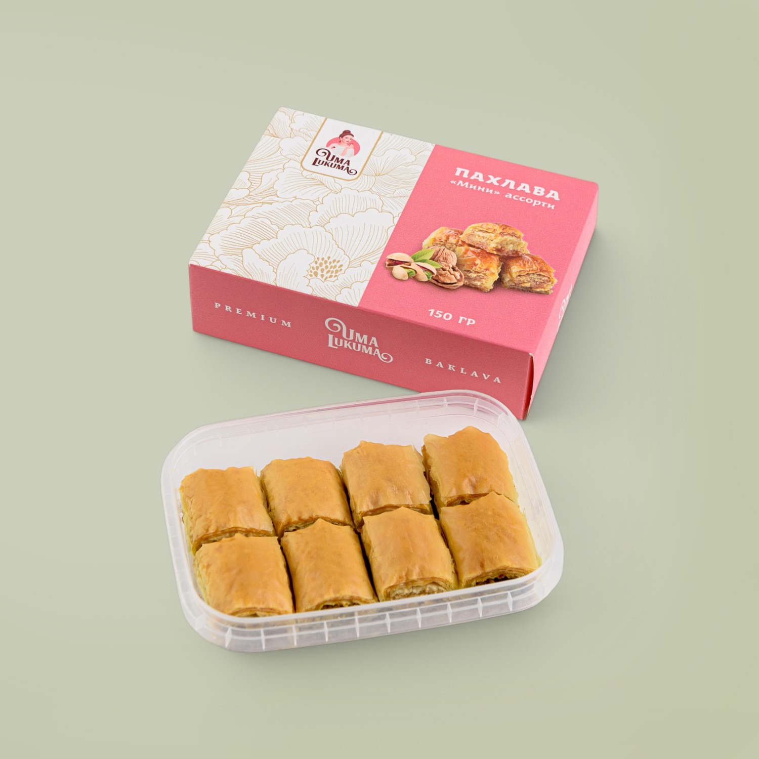 Пахлава мини ассорти 150 гр.