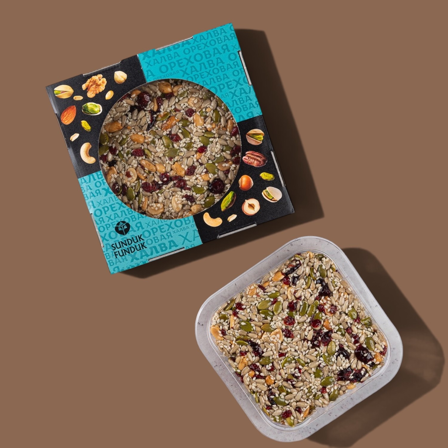 Халва "Ореховая" крокан 180 гр.